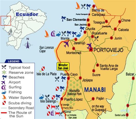 san jose ecuador map.
